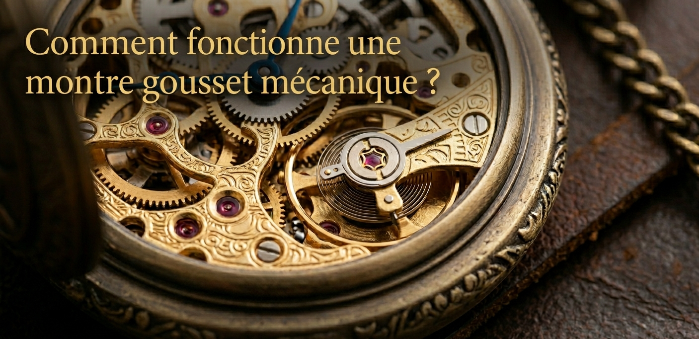Comment fonctionne une montre gousset mécanique ?