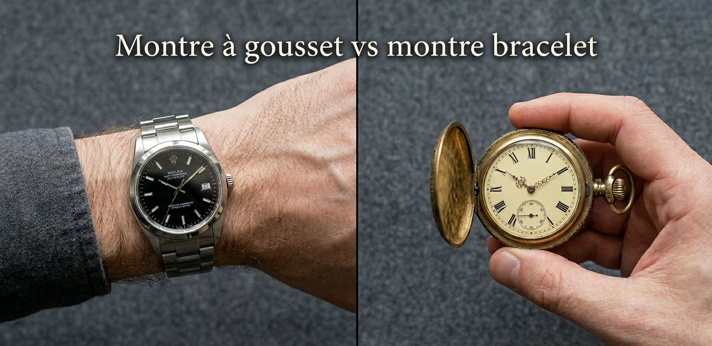 Montre à gousset vs montre bracelet : laquelle choisir ?