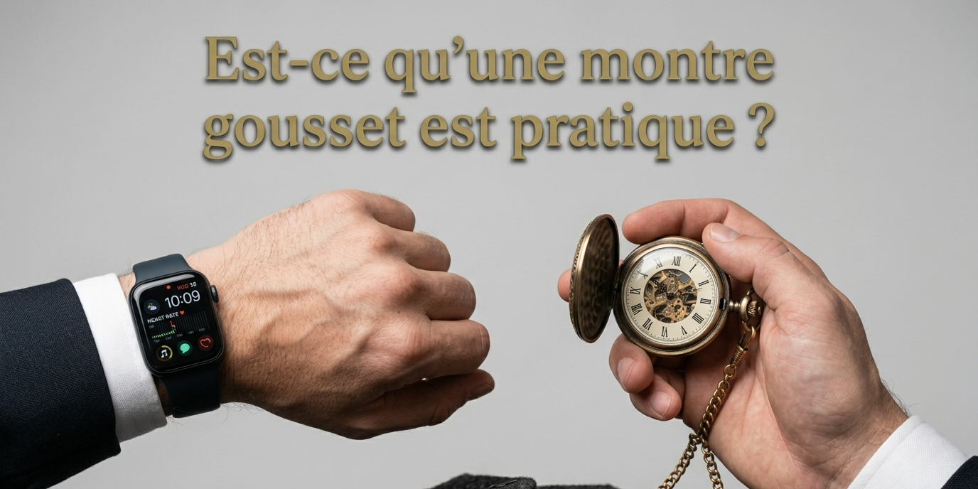 Est-ce qu'une montre gousset est pratique ?
