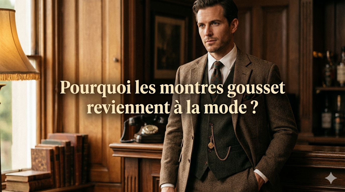 Pourquoi les montres gousset reviennent à la mode ?