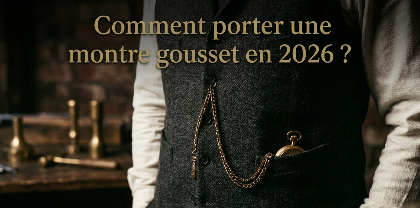 Comment porter une montre gousset en 2026 ?
