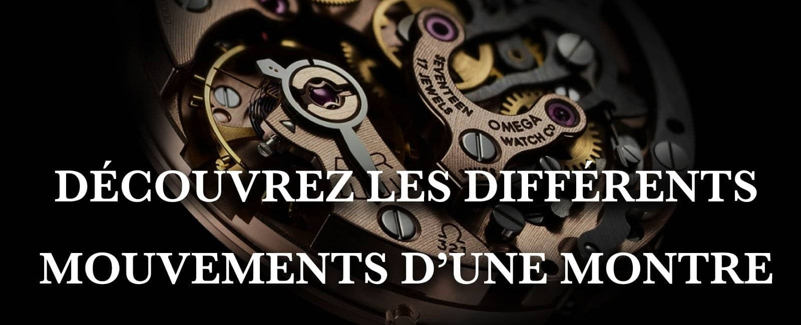 LES DIFFÉRENTS MOUVEMENTS D'UNE MONTRE