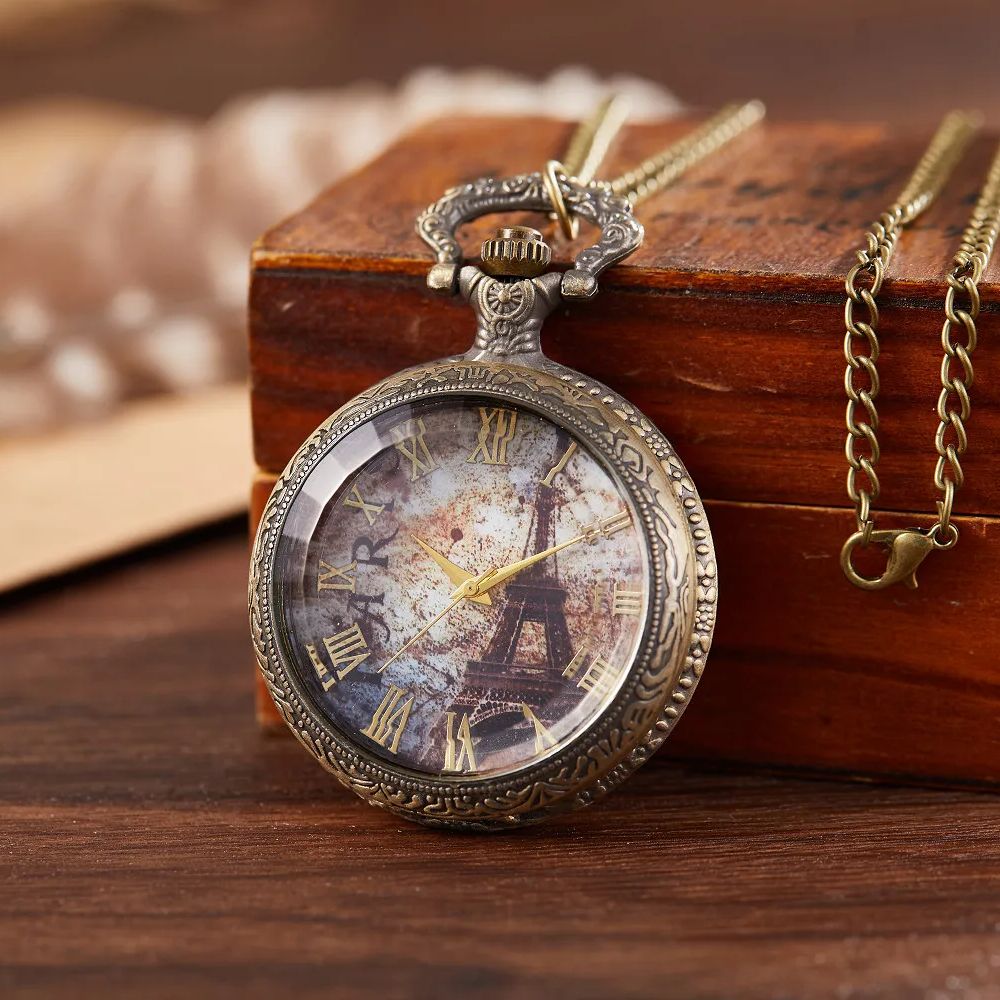 Montre à Gousset Vintage Quartz – Élégance Classique