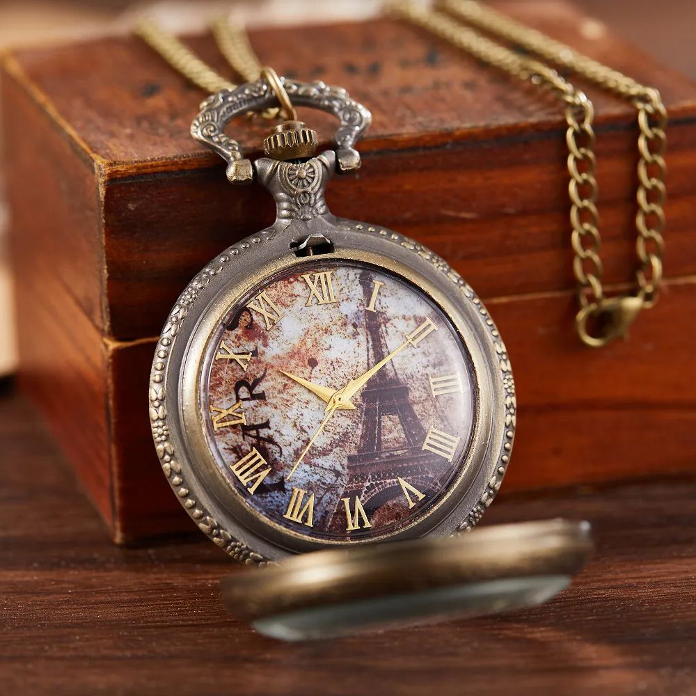 Montre à Gousset Vintage Quartz – Élégance Classique