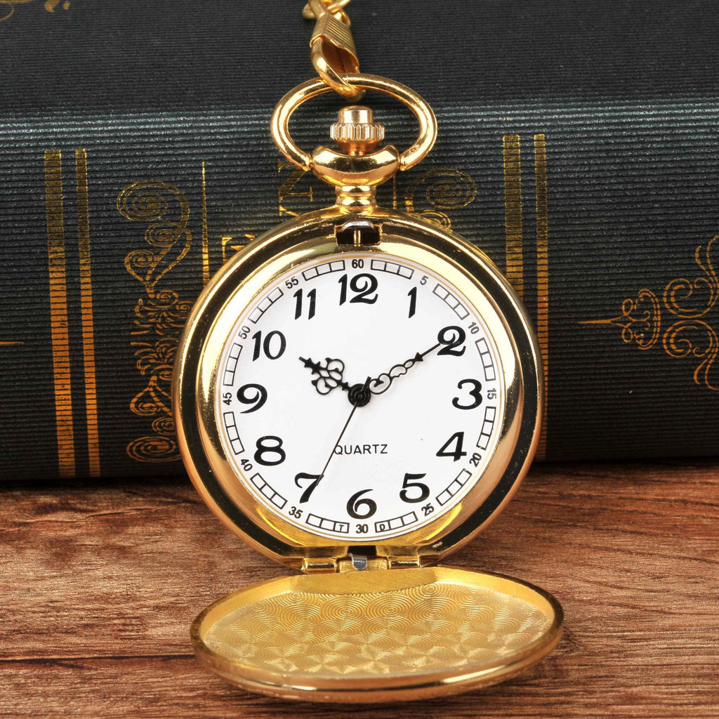 Montre à Gousset Rétro Bouclier en or et argent