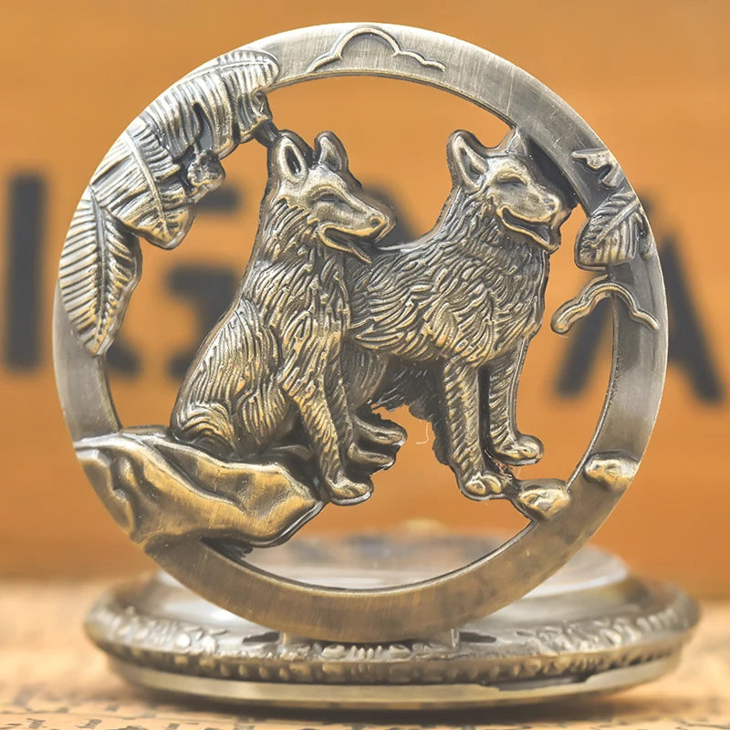 Montre à Gousset Totem Loup