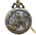 Montre à Gousset Totem Loup