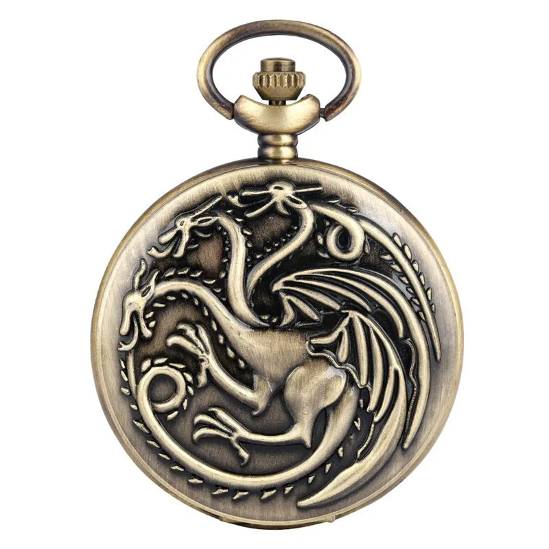 Montre à Gousset Dragon Tricéphale